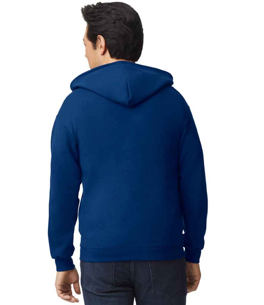 Gildan GD58 Navy Model - Ready to be Embroidered and Printed by Custard Workwear - Cheap Personalised and Customised Workwear in Nottinghamshire, Derbyshire and Leicestershire