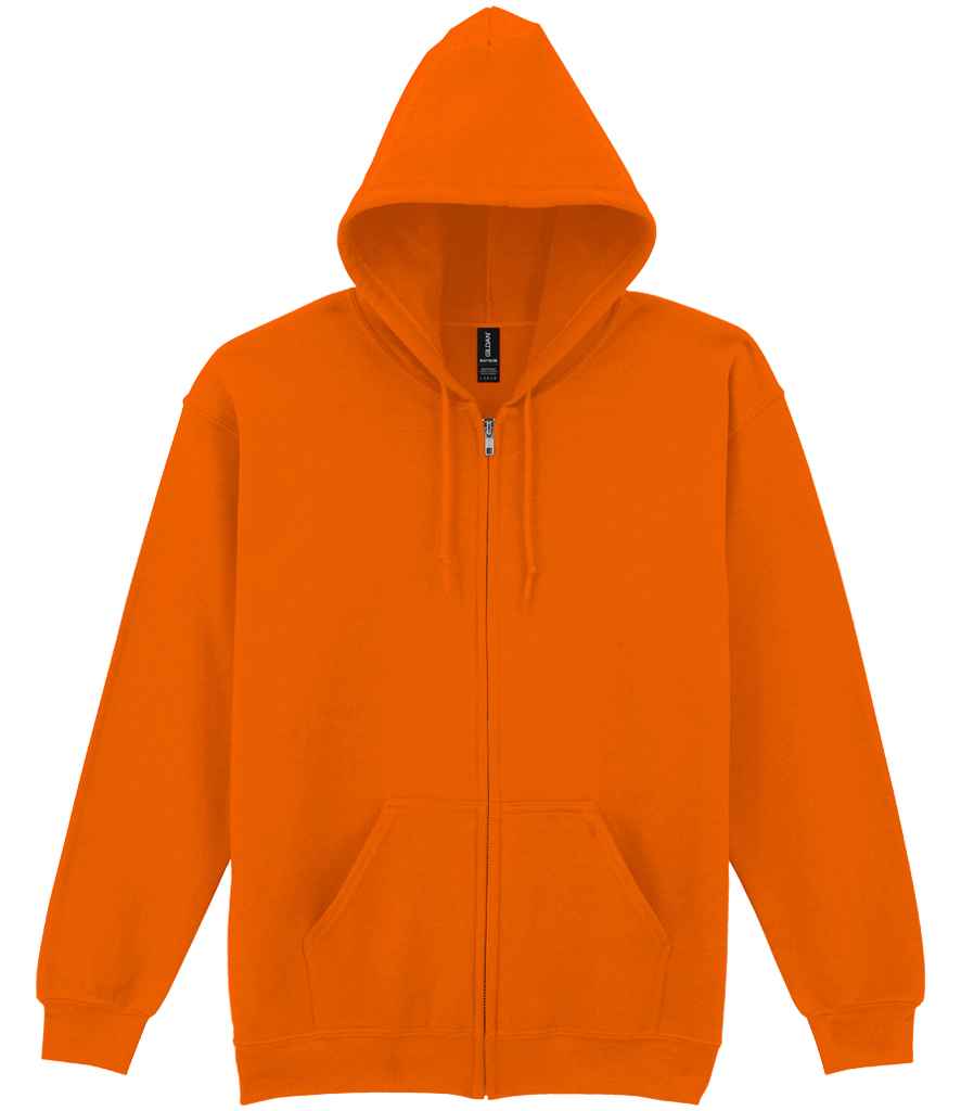 Gildan GD58 S Orange Front - Ready to be Embroidered and Printed by Custard Workwear - Cheap Personalised and Customised Workwear in Nottinghamshire, Derbyshire and Leicestershire
