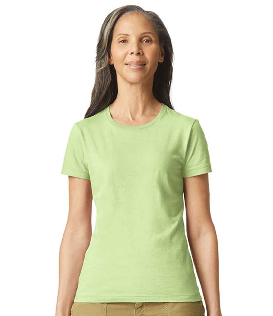 Gildan GD72 Pistachio Model - Ready to be Printed by Custard Workwear - Cheap Personalised and Customised Workwear in Nottinghamshire, Derbyshire and Leicestershire