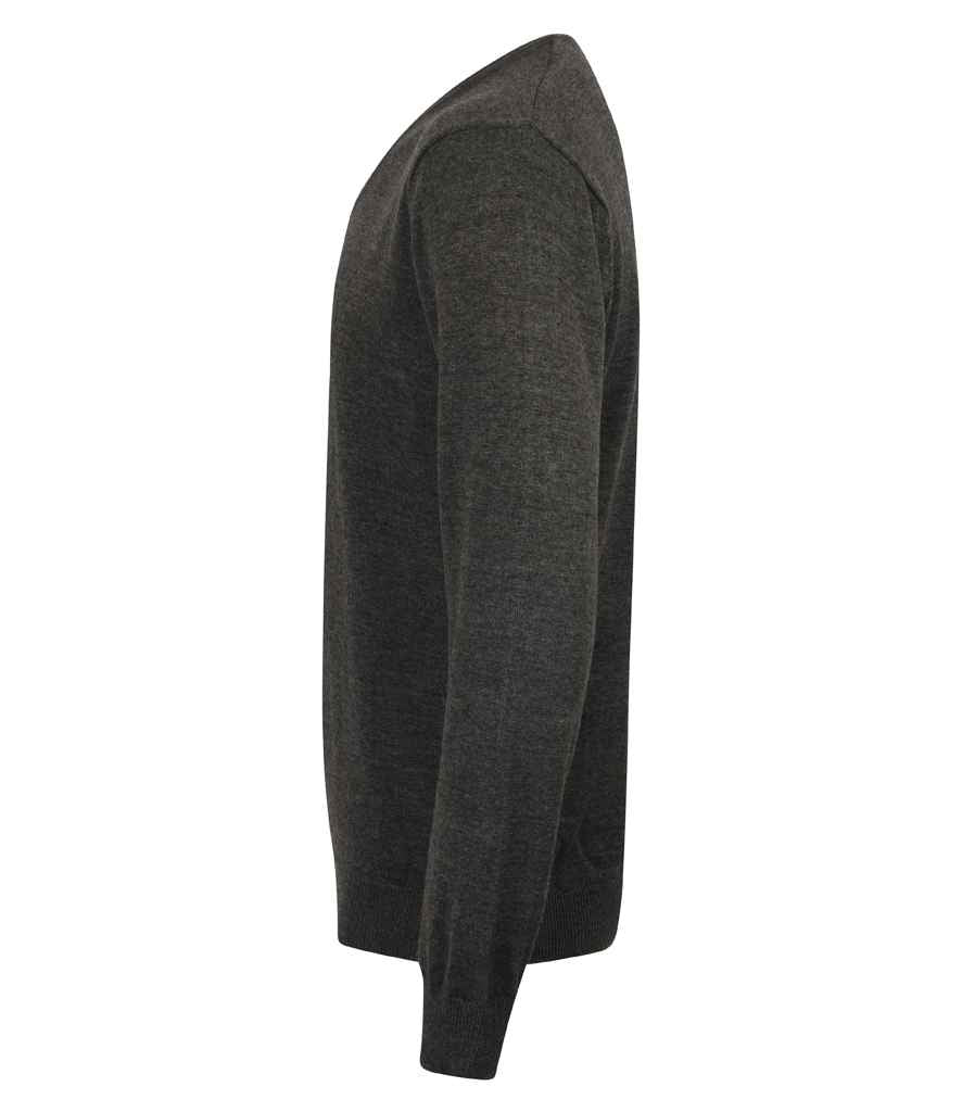 Henbury H720 Grey Marl Left - Ready to be Embroidered by Custard Workwear - Cheap Personalised and Customised Workwear in Nottinghamshire, Derbyshire and Leicestershire