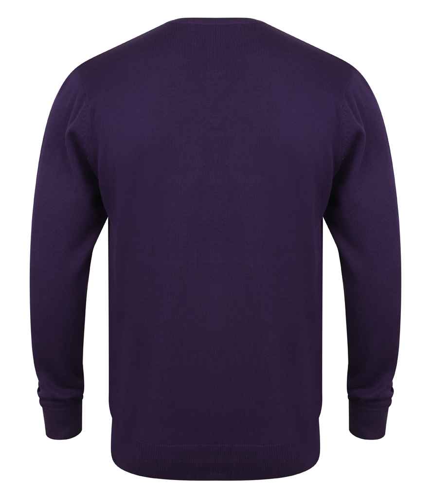 Henbury H720 Purple Back - Ready to be Embroidered by Custard Workwear - Cheap Personalised and Customised Workwear in Nottinghamshire, Derbyshire and Leicestershire