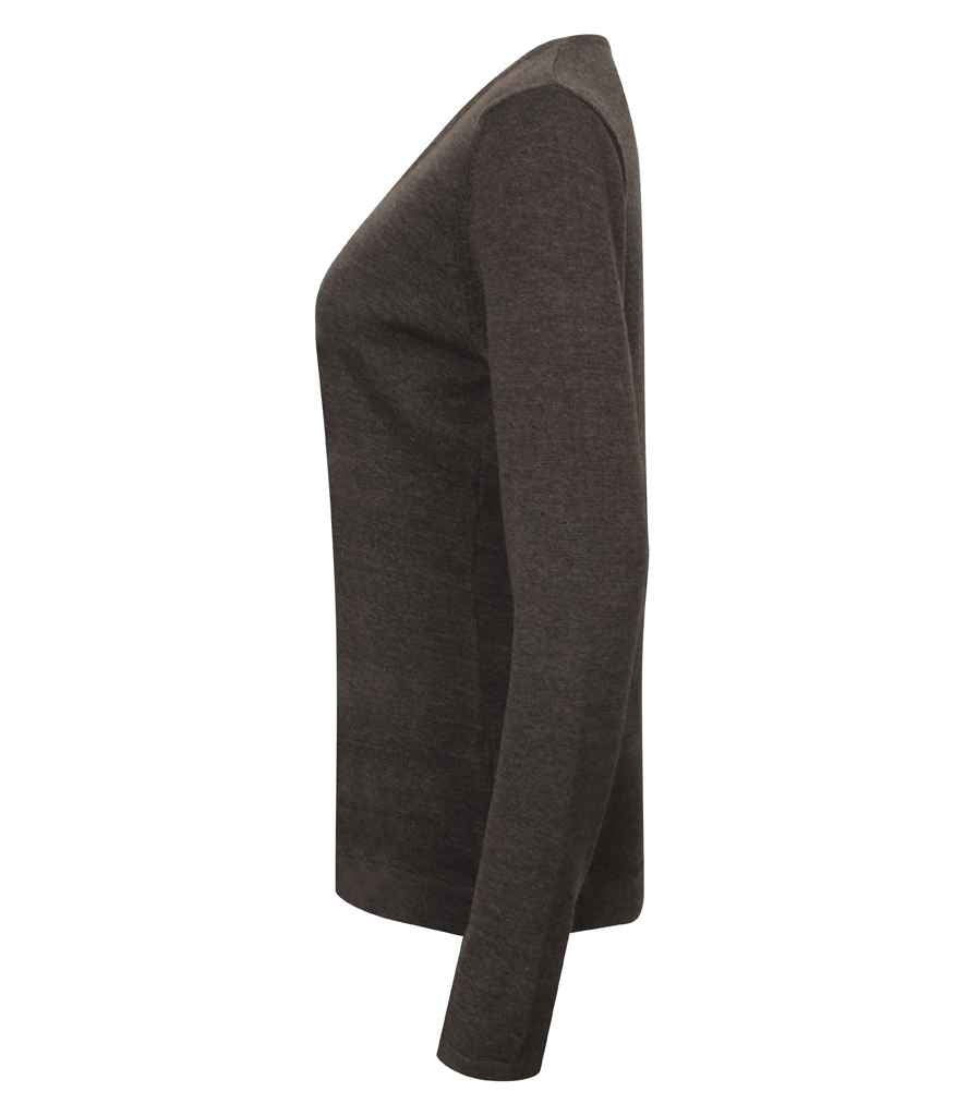 Henbury H721 Grey Marl Left - Ready to be Embroidered by Custard Workwear - Cheap Personalised and Customised Workwear in Nottinghamshire, Derbyshire and Leicestershire