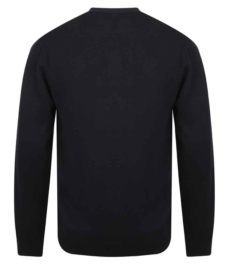 Henbury H722 Navy Back - Ready to be Embroidered by Custard Workwear - Cheap Personalised and Customised Workwear in Nottinghamshire, Derbyshire and Leicestershire