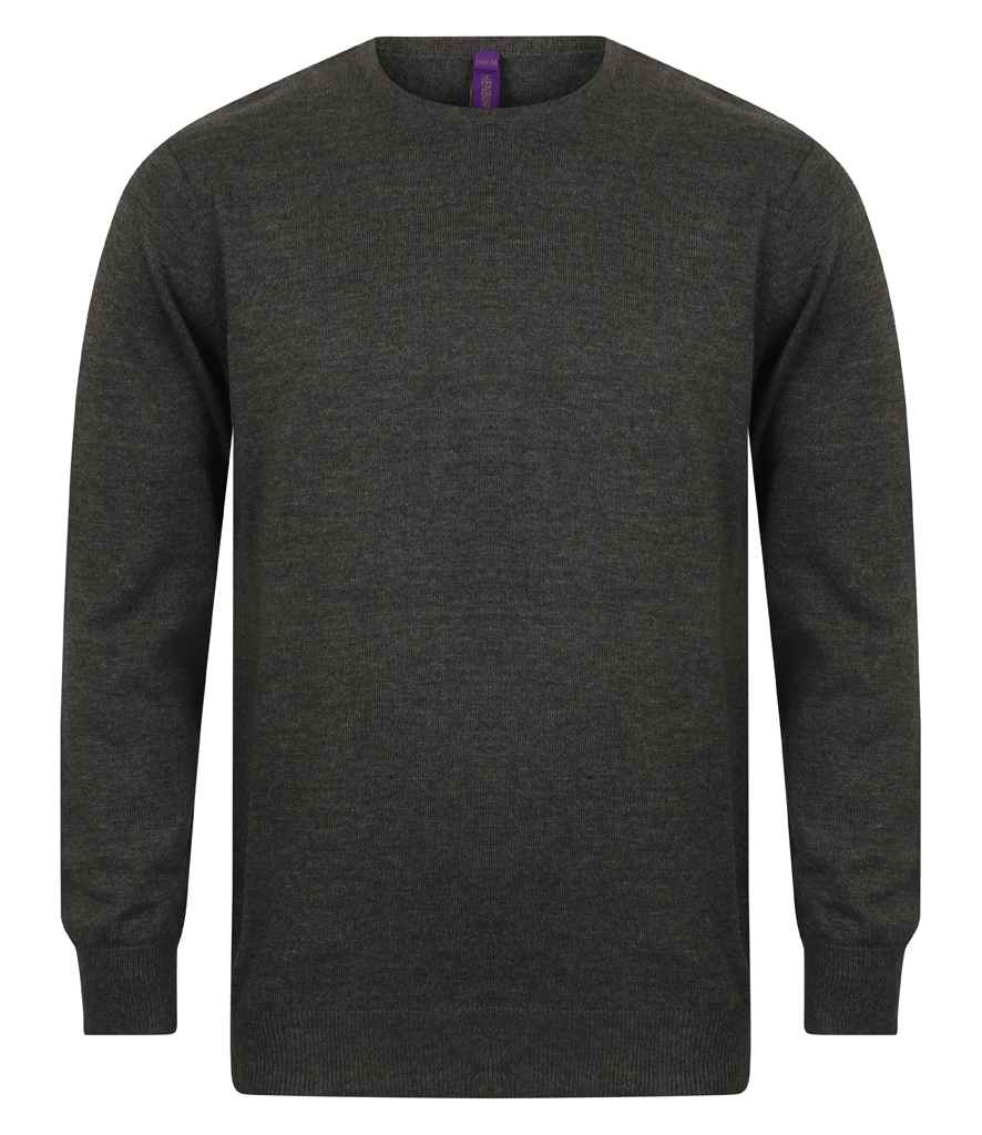 Henbury H725 Grey Marl Front - Ready to be Embroidered by Custard Workwear - Cheap Personalised and Customised Workwear in Nottinghamshire, Derbyshire and Leicestershire