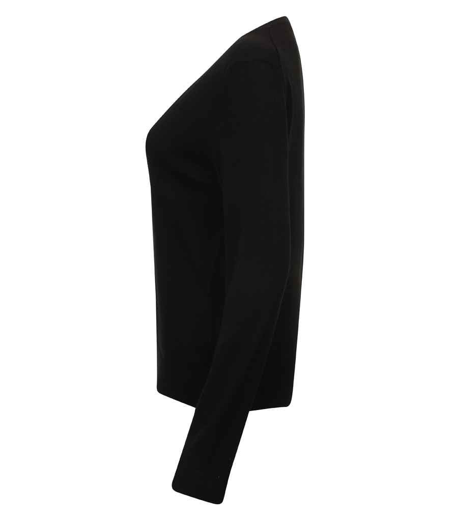 Henbury H726 Black Left - Ready to be Embroidered by Custard Workwear - Cheap Personalised and Customised Workwear in Nottinghamshire, Derbyshire and Leicestershire