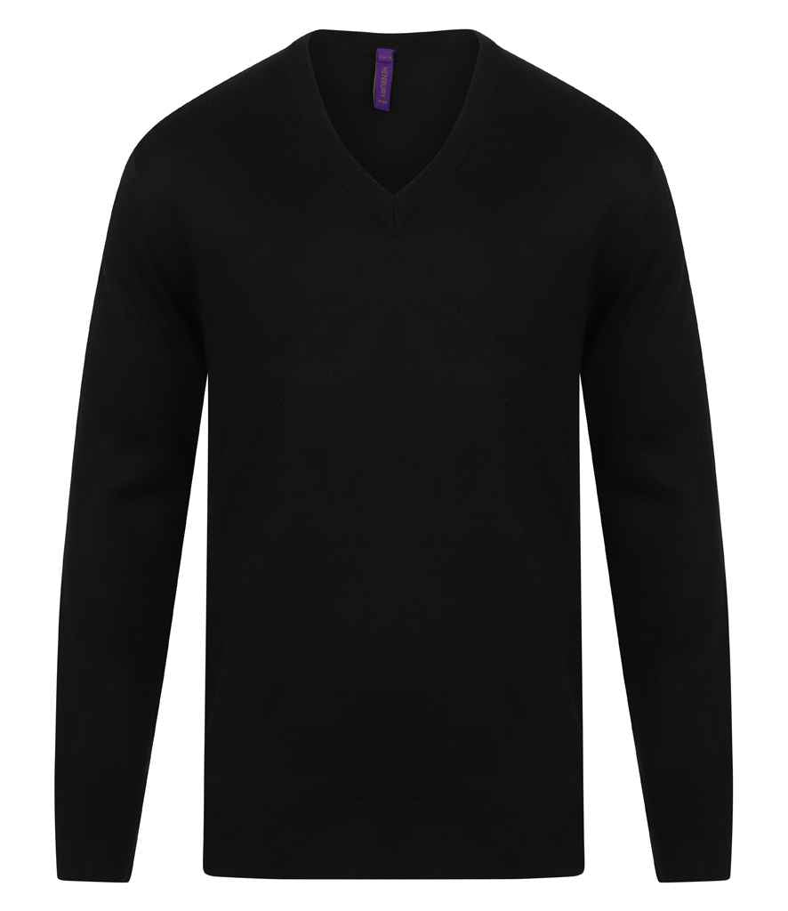 Henbury H760 Black Front - Ready to be Embroidered by Custard Workwear - Cheap Personalised and Customised Workwear in Nottinghamshire, Derbyshire and Leicestershire