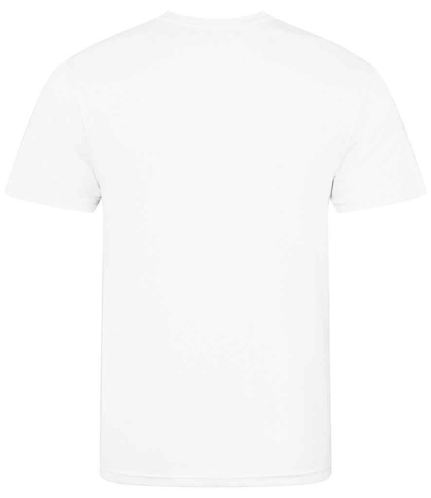 Just Cool JC001B Arctic White Back - Ready to be Printed by Custard Workwear - Cheap Personalised and Customised Workwear in Nottinghamshire, Derbyshire and Leicestershire