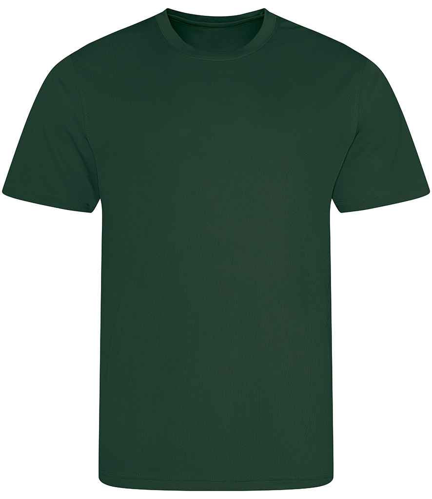 Just Cool JC001B Bottle Green Front - Ready to be Printed by Custard Workwear - Cheap Personalised and Customised Workwear in Nottinghamshire, Derbyshire and Leicestershire
