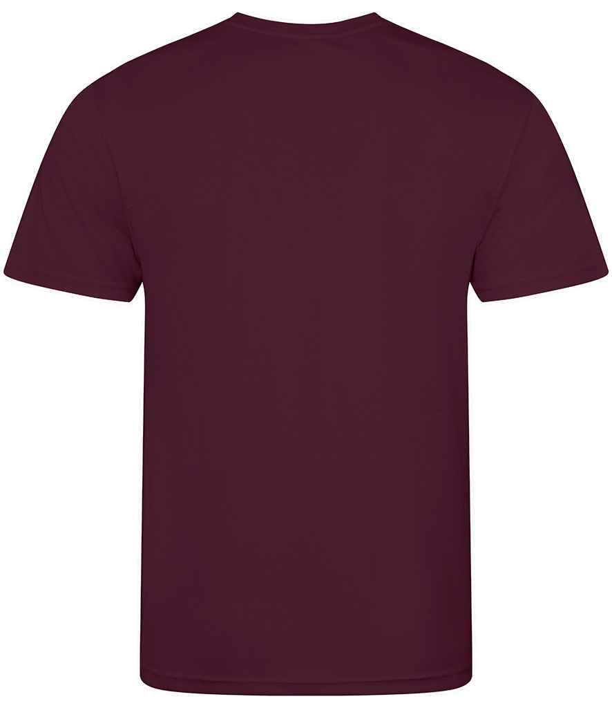 Just Cool JC001B Burgundy Back - Ready to be Printed by Custard Workwear - Cheap Personalised and Customised Workwear in Nottinghamshire, Derbyshire and Leicestershire