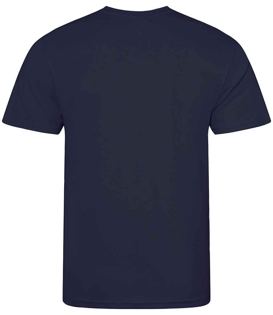 Just Cool JC001B French Navy Back - Ready to be Printed by Custard Workwear - Cheap Personalised and Customised Workwear in Nottinghamshire, Derbyshire and Leicestershire