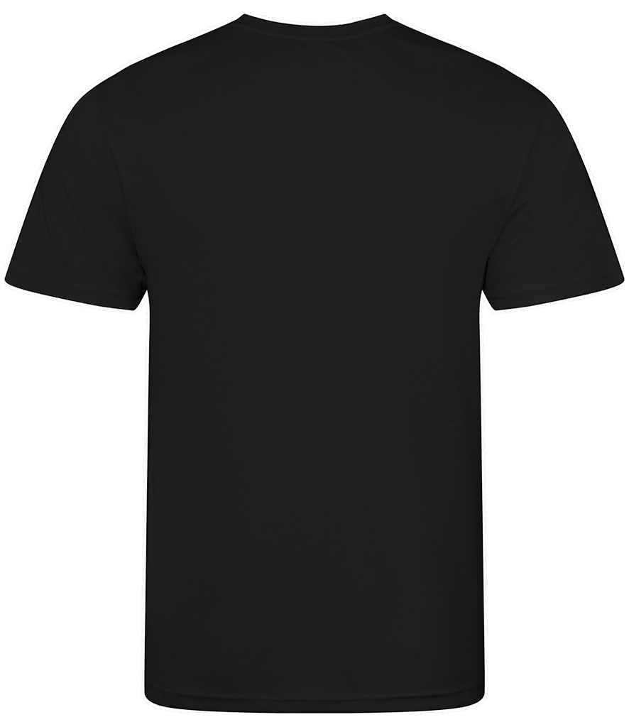 Just Cool JC001B Jet Black Back - Ready to be Printed by Custard Workwear - Cheap Personalised and Customised Workwear in Nottinghamshire, Derbyshire and Leicestershire