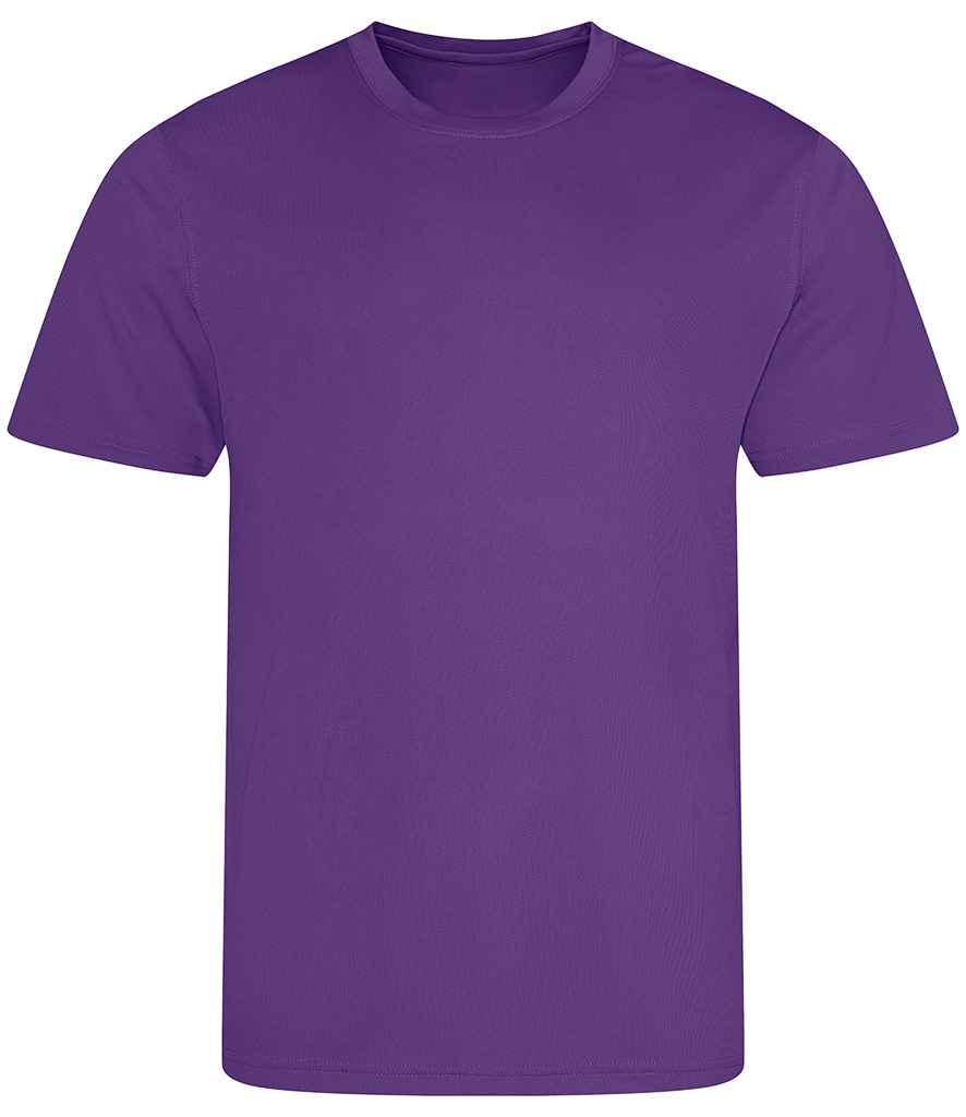 Just Cool JC001B Purple Front - Ready to be Printed by Custard Workwear - Cheap Personalised and Customised Workwear in Nottinghamshire, Derbyshire and Leicestershire