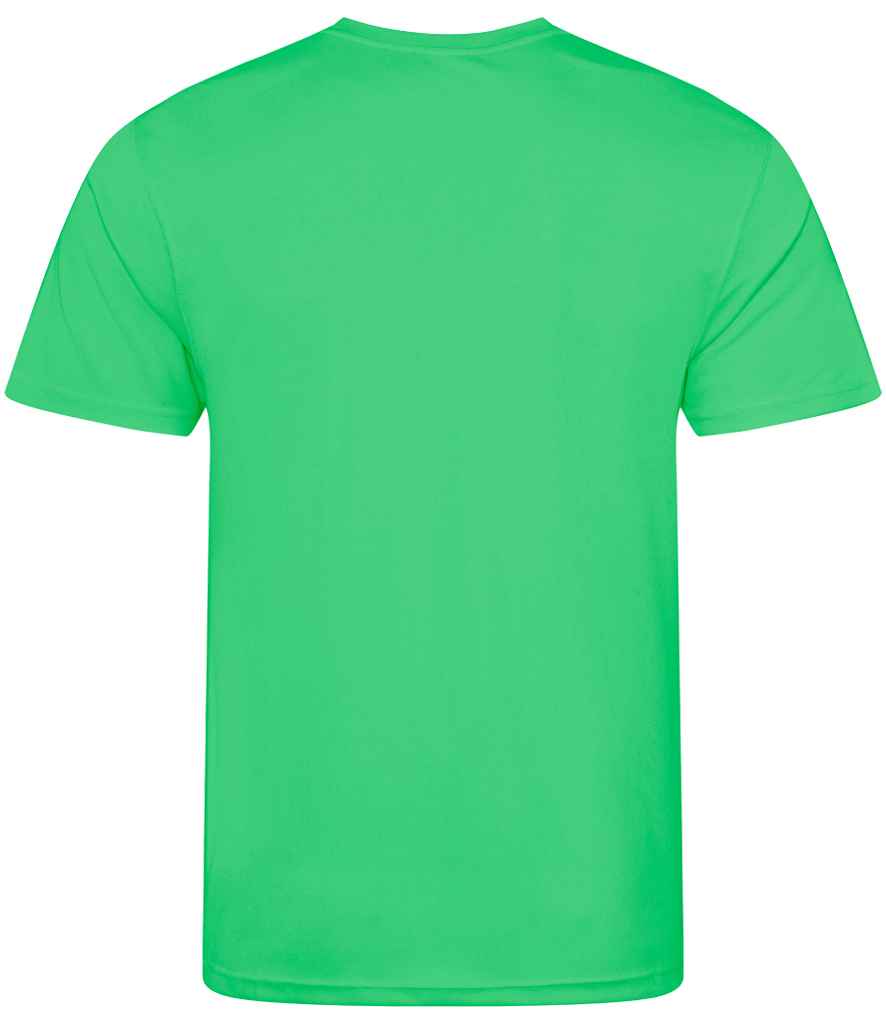 Just Cool JC001B Sour Green Back - Ready to be Printed by Custard Workwear - Cheap Personalised and Customised Workwear in Nottinghamshire, Derbyshire and Leicestershire