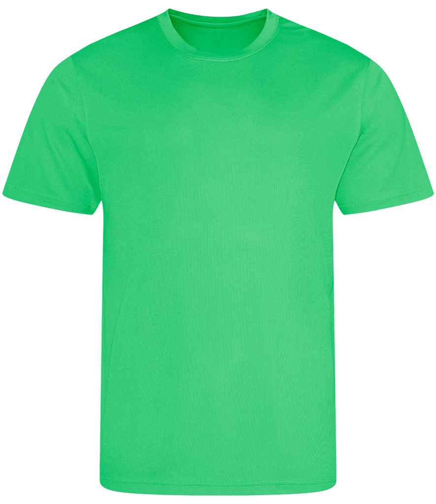 Just Cool JC001B Sour Green Front - Ready to be Printed by Custard Workwear - Cheap Personalised and Customised Workwear in Nottinghamshire, Derbyshire and Leicestershire