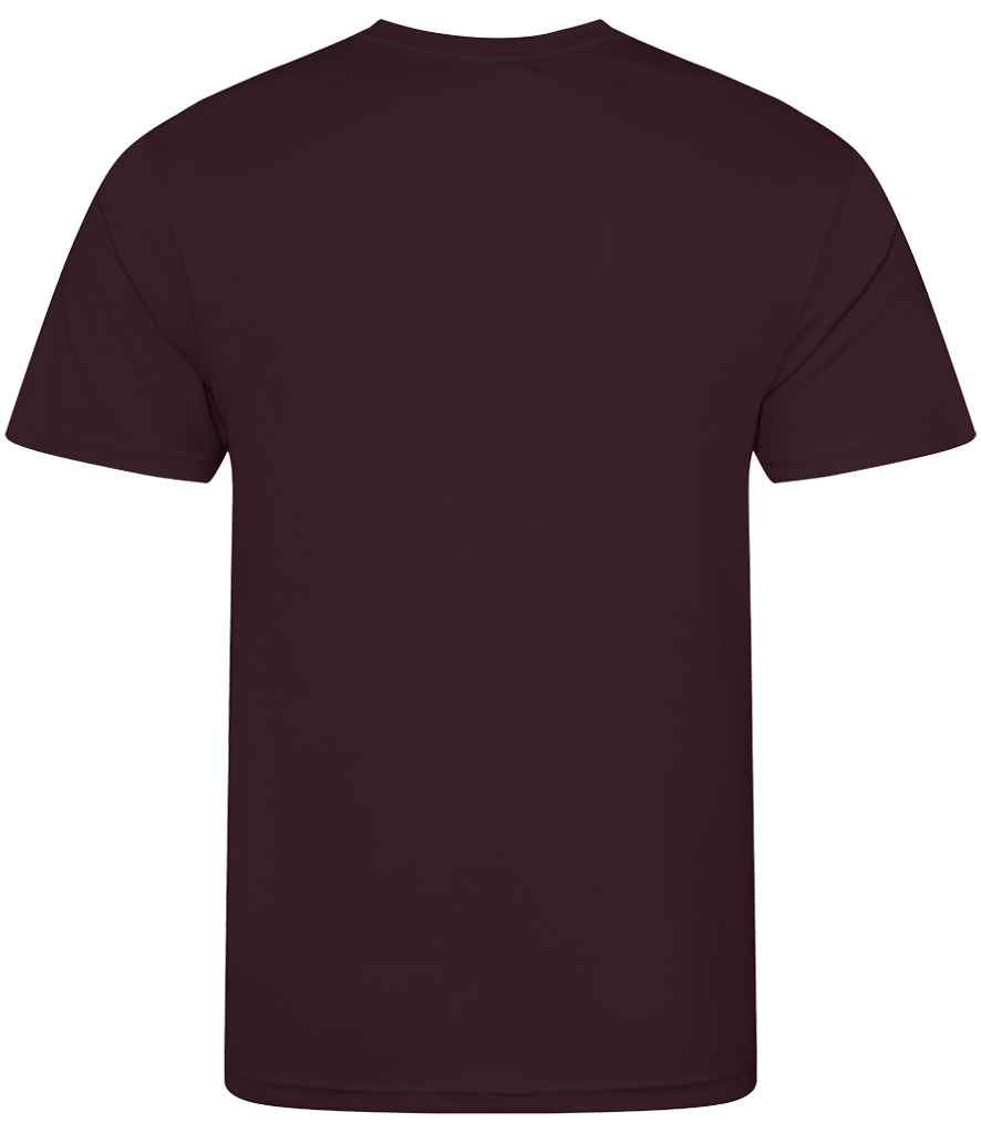Just Cool JC001 Burgundy Back -  Ready to be Printed by Custard Workwear - Cheap Personalised and Customised Workwear in Nottinghamshire, Derbyshire and Leicestershire