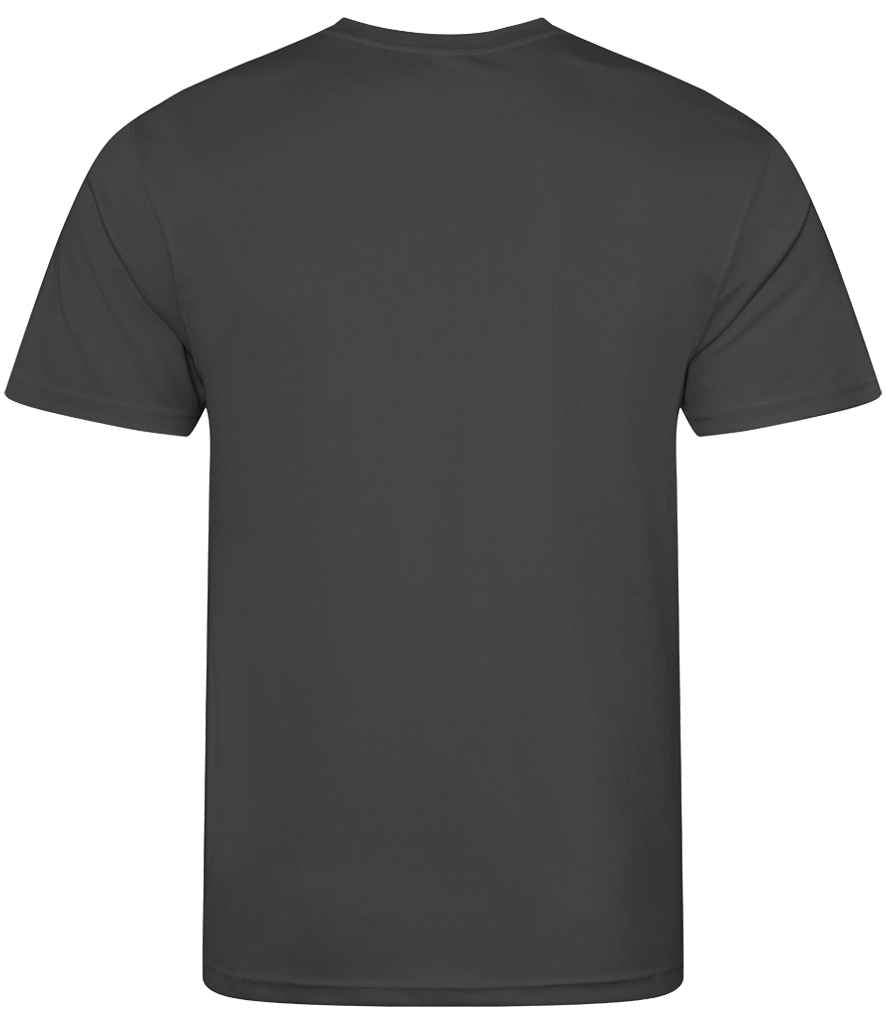 Just Cool JC001 Charcoal Back -  Ready to be Printed by Custard Workwear - Cheap Personalised and Customised Workwear in Nottinghamshire, Derbyshire and Leicestershire
