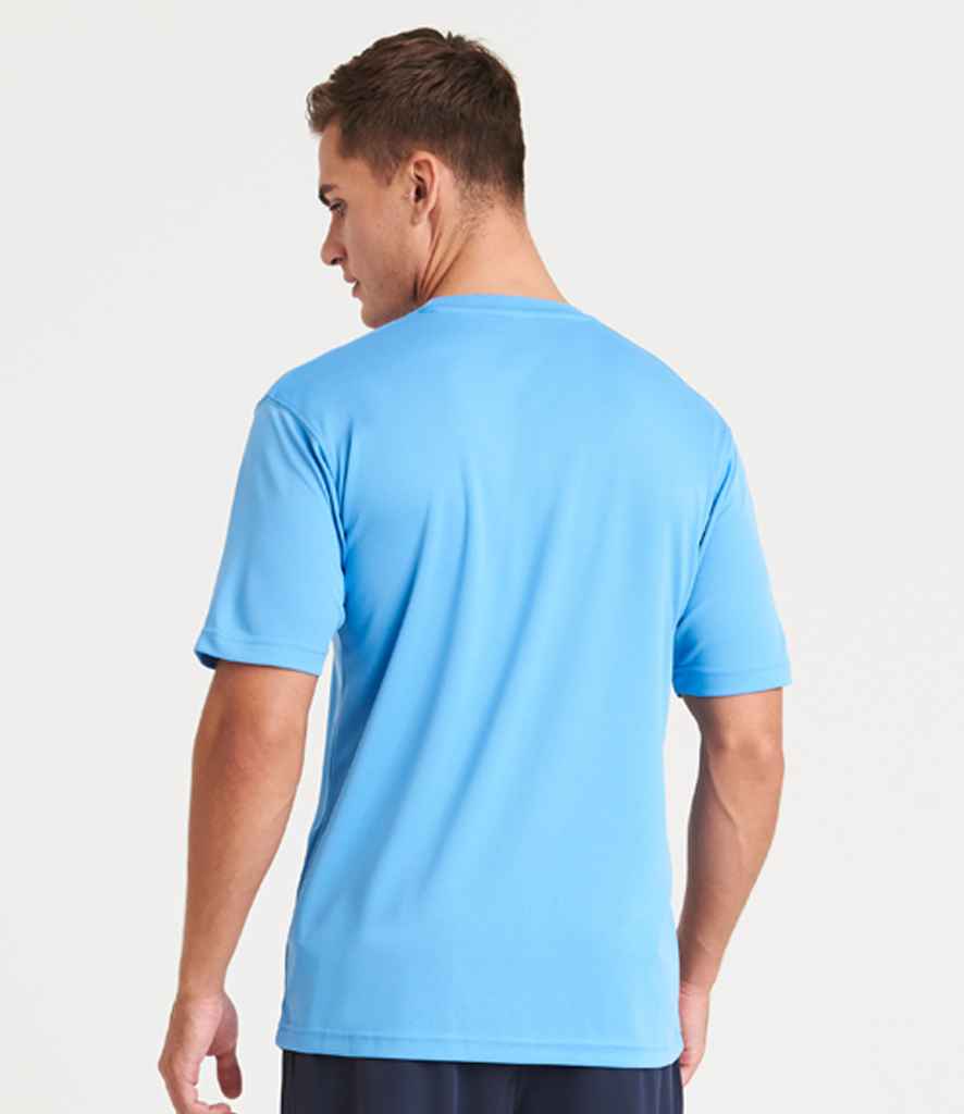 Just Cool JC001 Cornflower Model - Ready to be Printed by Custard Workwear - Cheap Personalised and Customised Workwear in Nottinghamshire, Derbyshire and Leicestershire