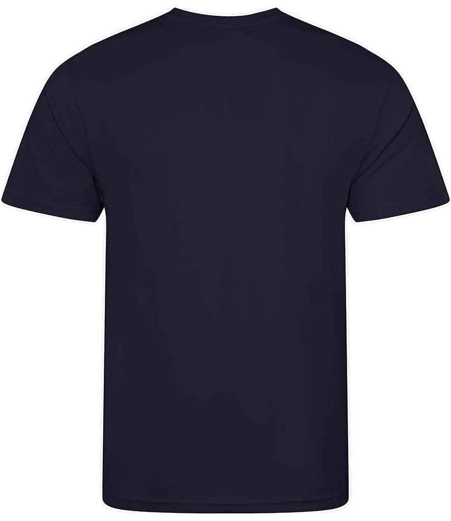 Just Cool JC001 French Navy Back -  Ready to be Printed by Custard Workwear - Cheap Personalised and Customised Workwear in Nottinghamshire, Derbyshire and Leicestershire