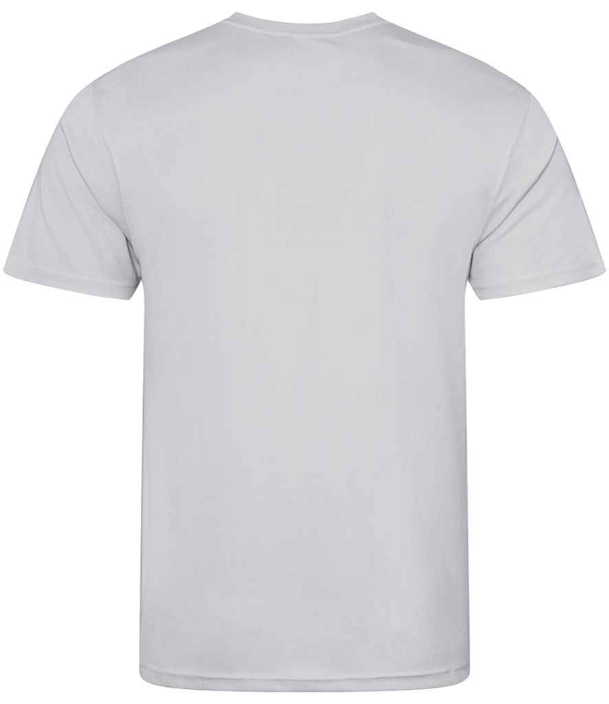Just Cool JC001 Heather Grey Back - Ready to be Printed by Custard Workwear - Cheap Personalised and Customised Workwear in Nottinghamshire, Derbyshire and Leicestershire