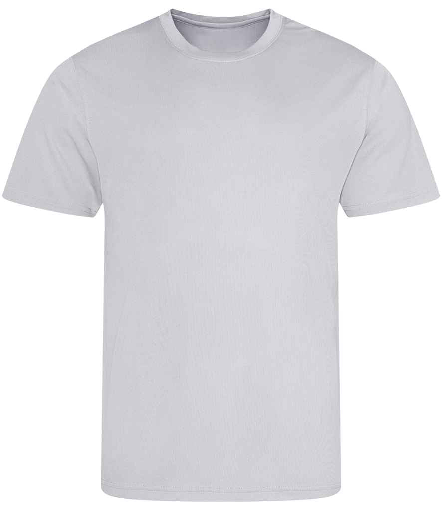 Just Cool JC001 Heather Grey Front - Ready to be Printed by Custard Workwear - Cheap Personalised and Customised Workwear in Nottinghamshire, Derbyshire and Leicestershire