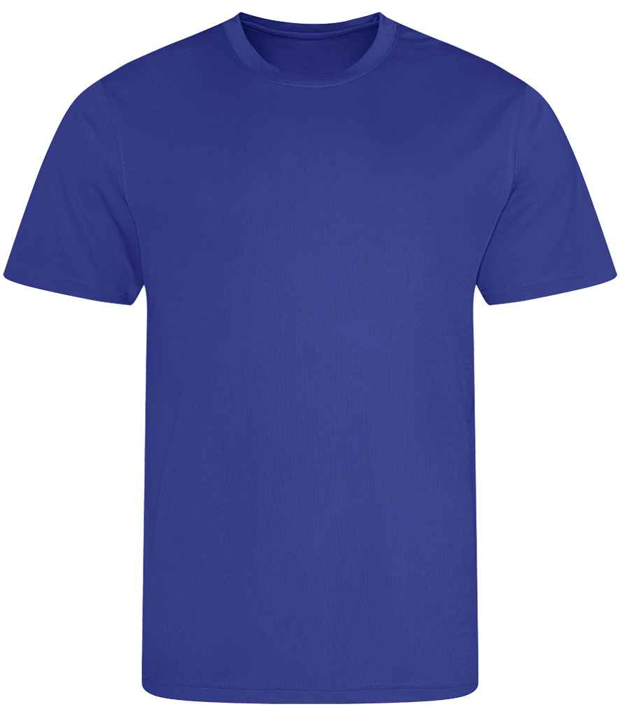 Just Cool JC001 Reflex Blue Front - Ready to be Printed by Custard Workwear - Cheap Personalised and Customised Workwear in Nottinghamshire, Derbyshire and Leicestershire