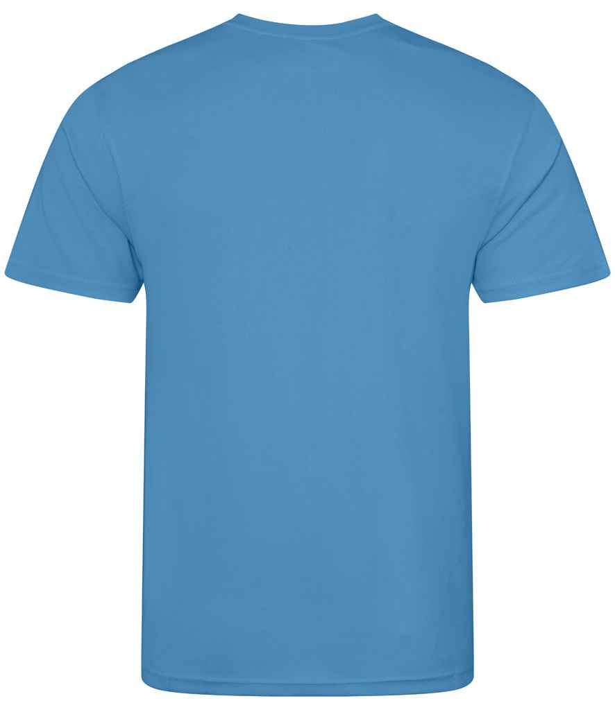 Just Cool JC001 Sapphire Blue Back - Ready to be Printed by Custard Workwear - Cheap Personalised and Customised Workwear in Nottinghamshire, Derbyshire and Leicestershire