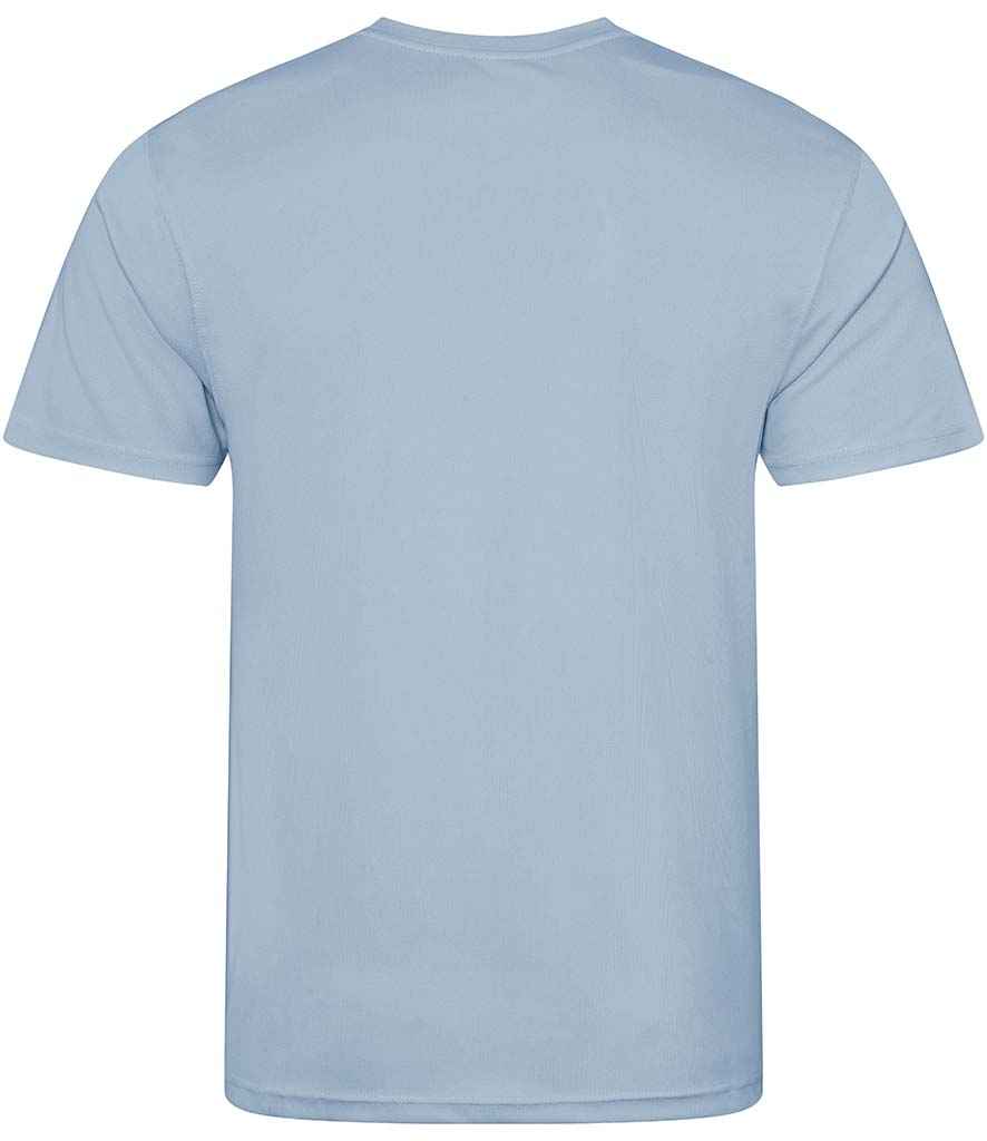 Just Cool JC001 Sky Blue Back -  Ready to be Printed by Custard Workwear - Cheap Personalised and Customised Workwear in Nottinghamshire, Derbyshire and Leicestershire