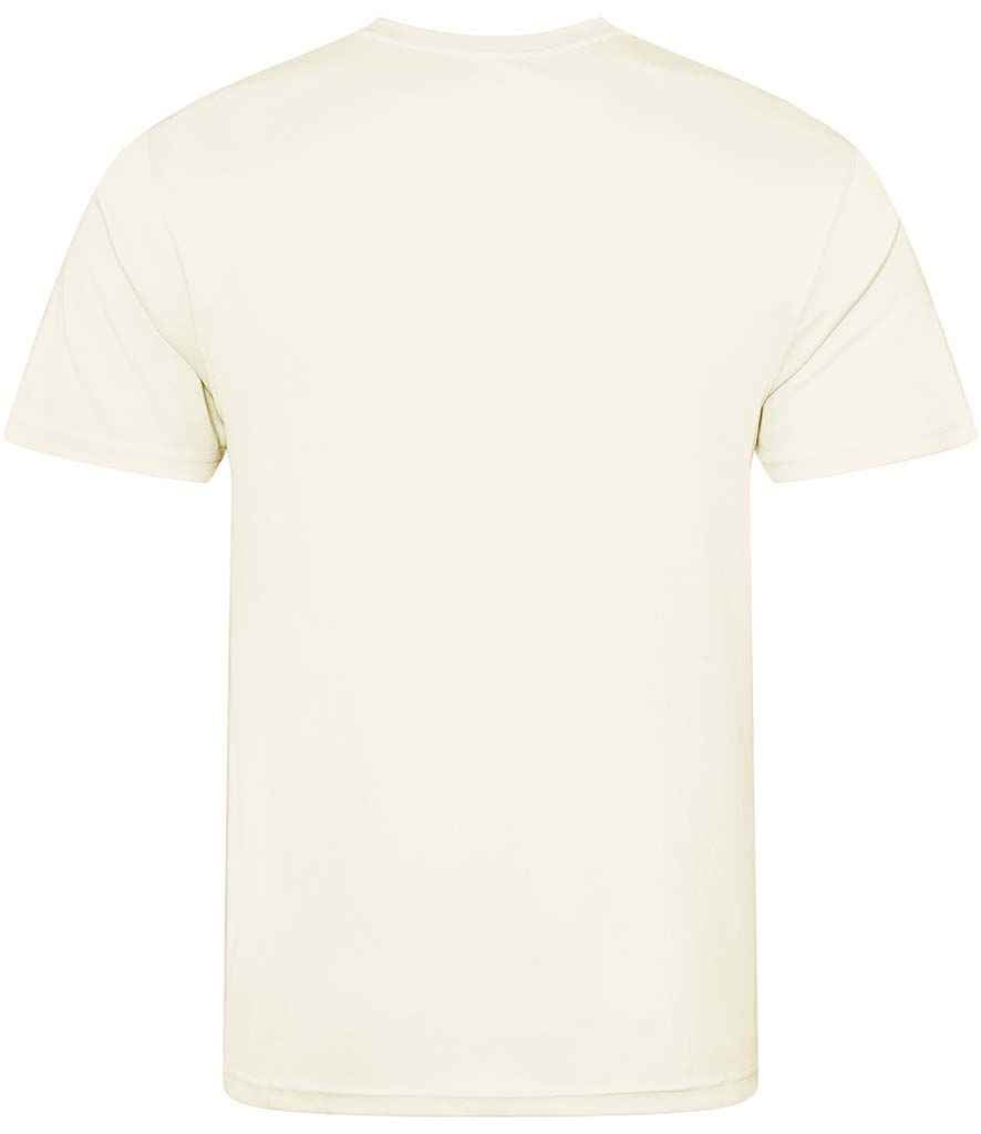 Just Cool JC001 Vanilla Back - Ready to be Printed by Custard Workwear - Cheap Personalised and Customised Workwear in Nottinghamshire, Derbyshire and Leicestershire