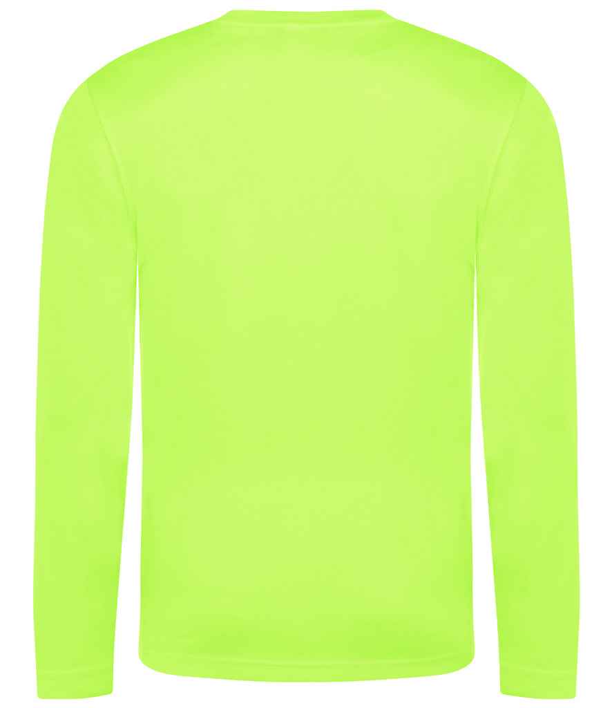 Just Cool JC002 Electric Green Back - Ready to be Printed by Custard Workwear - Cheap Personalised and Customised Workwear in Nottinghamshire, Derbyshire and Leicestershire