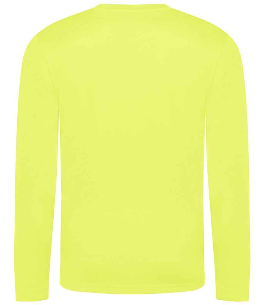 Just Cool JC002 Electric Yellow Back - Ready to be Printed by Custard Workwear - Cheap Personalised and Customised Workwear in Nottinghamshire, Derbyshire and Leicestershire