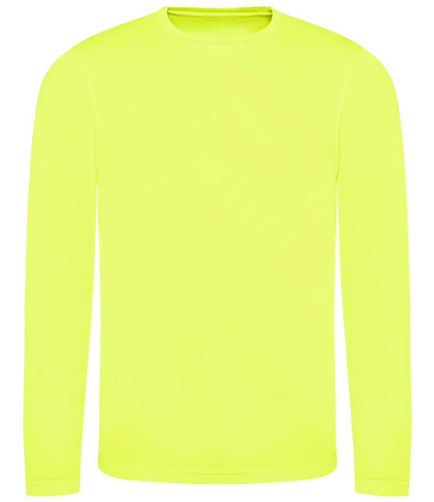 Just Cool JC002 Electric Yellow Front - Ready to be Printed by Custard Workwear - Cheap Personalised and Customised Workwear in Nottinghamshire, Derbyshire and Leicestershire