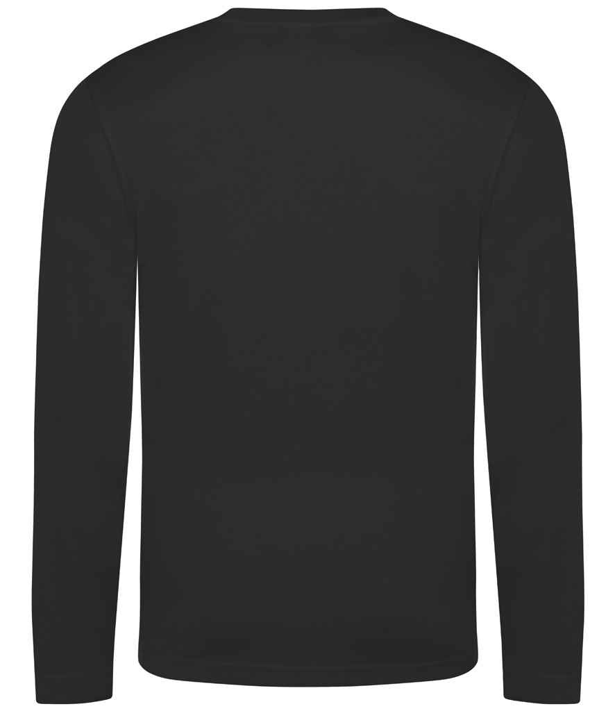 Just Cool JC002 Jet Black Back - Ready to be Printed by Custard Workwear - Cheap Personalised and Customised Workwear in Nottinghamshire, Derbyshire and Leicestershire