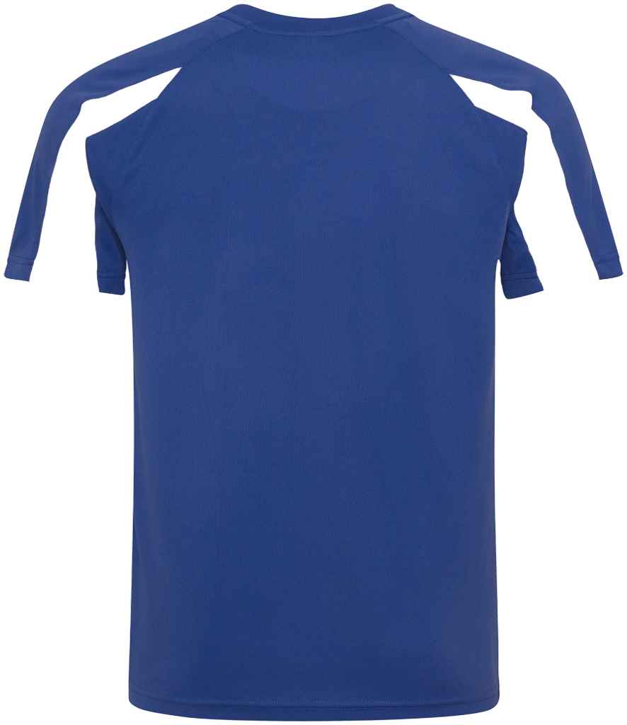 Just Cool JC003 Royal Blue/Arctic White Back -  Ready to be Printed by Custard Workwear - Cheap Personalised and Customised Workwear in Nottinghamshire, Derbyshire and Leicestershire