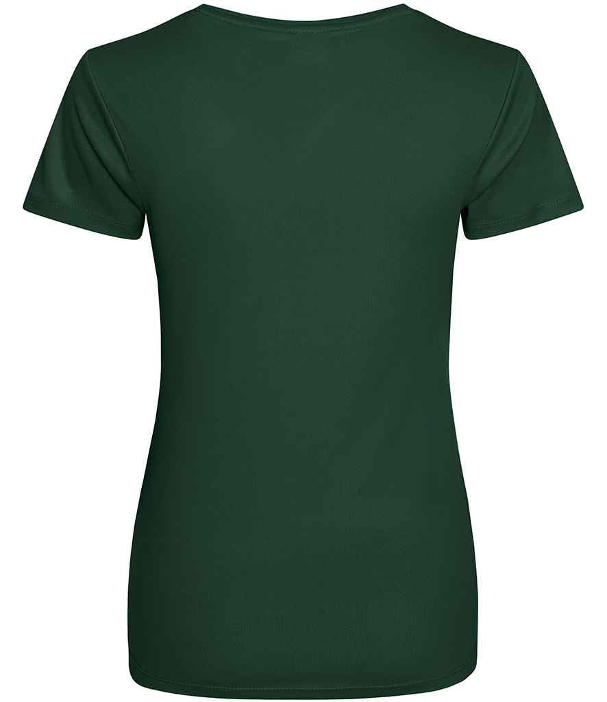 Just Cool JC005 Bottle Green Back -  Ready to be Printed by Custard Workwear - Cheap Personalised and Customised Workwear in Nottinghamshire, Derbyshire and Leicestershire
