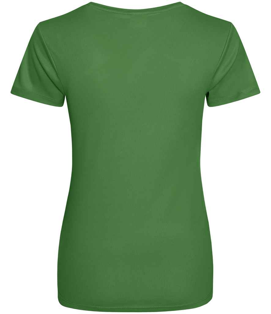 Just Cool JC005 Kelly Green Back -  Ready to be Printed by Custard Workwear - Cheap Personalised and Customised Workwear in Nottinghamshire, Derbyshire and Leicestershire