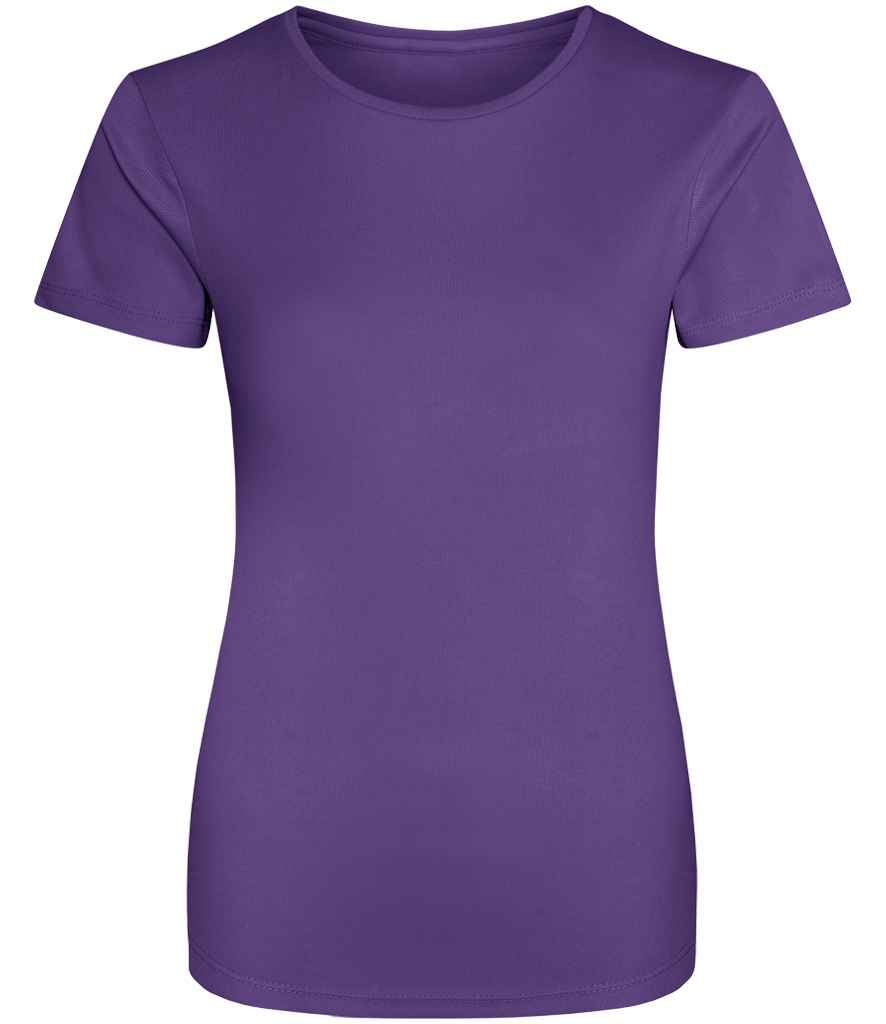 Just Cool JC005 Purple Front - Ready to be Printed by Custard Workwear - Cheap Personalised and Customised Workwear in Nottinghamshire, Derbyshire and Leicestershire