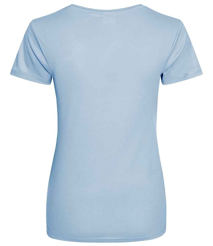 Just Cool JC005 Sky Blue Back - Ready to be Printed by Custard Workwear - Cheap Personalised and Customised Workwear in Nottinghamshire, Derbyshire and Leicestershire