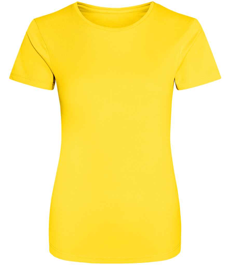 Just Cool JC005 Sun Yellow Front - Ready to be Printed by Custard Workwear - Cheap Personalised and Customised Workwear in Nottinghamshire, Derbyshire and Leicestershire