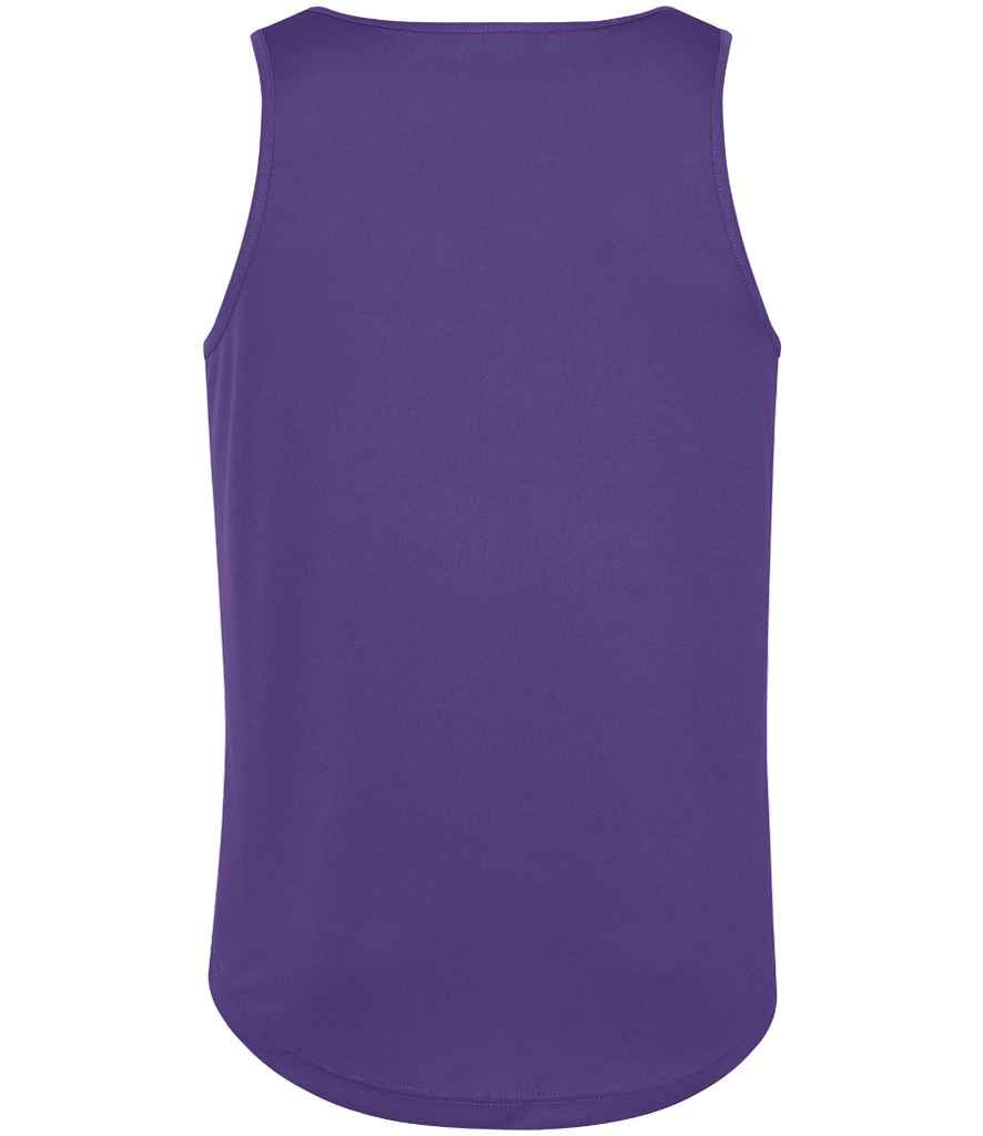Just Cool JC007 Purple Back - Ready to be Printed by Custard Workwear - Cheap Personalised and Customised Workwear in Nottinghamshire, Derbyshire and Leicestershire