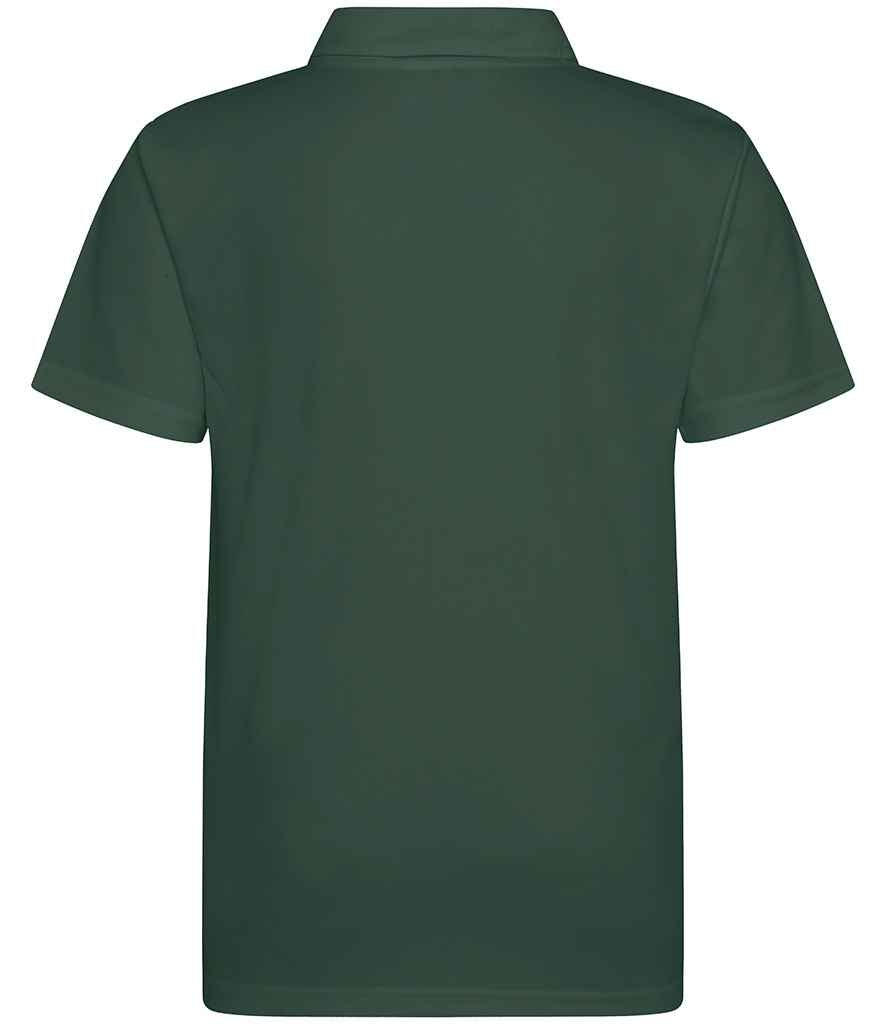 Just Cool JC040B Bottle Green Back - Ready to be Embroidered and Printed by Custard Workwear - Cheap Personalised and Customised Workwear in Nottinghamshire, Derbyshire and Leicestershire