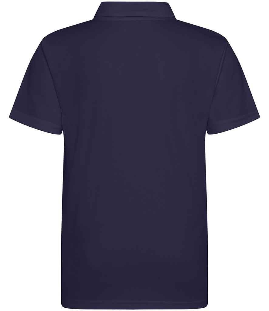 Just Cool JC040B French Navy Back -  Ready to be Embroidered and Printed by Custard Workwear - Cheap Personalised and Customised Workwear in Nottinghamshire, Derbyshire and Leicestershire