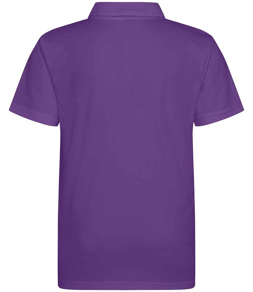 Just Cool JC040B Purple Back -  Ready to be Embroidered and Printed by Custard Workwear - Cheap Personalised and Customised Workwear in Nottinghamshire, Derbyshire and Leicestershire