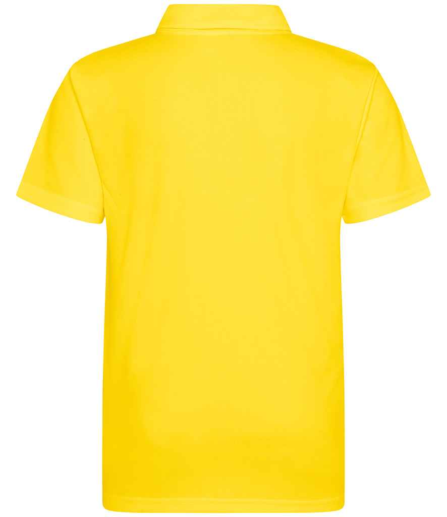 Just Cool JC040B Sun Yellow Back - Ready to be Embroidered and Printed by Custard Workwear - Cheap Personalised and Customised Workwear in Nottinghamshire, Derbyshire and Leicestershire