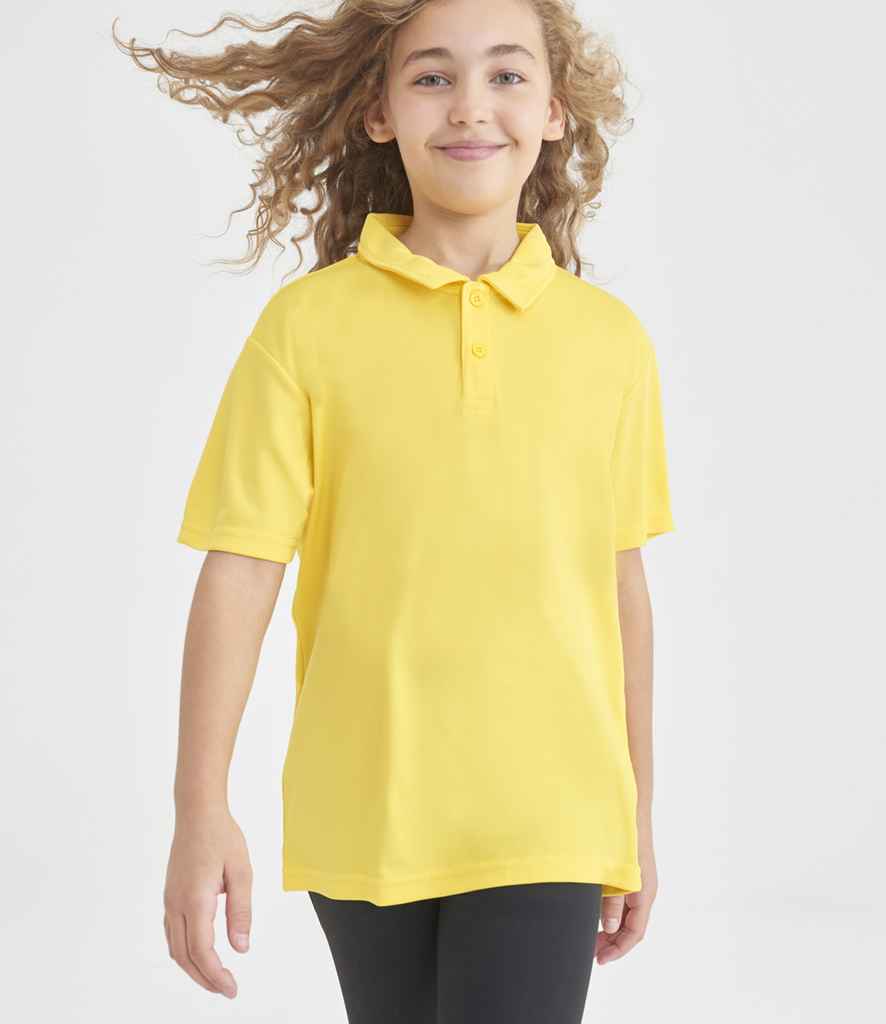 Just Cool JC040B Sun Yellow Model - Ready to be Embroidered and Printed by Custard Workwear - Cheap Personalised and Customised Workwear in Nottinghamshire, Derbyshire and Leicestershire