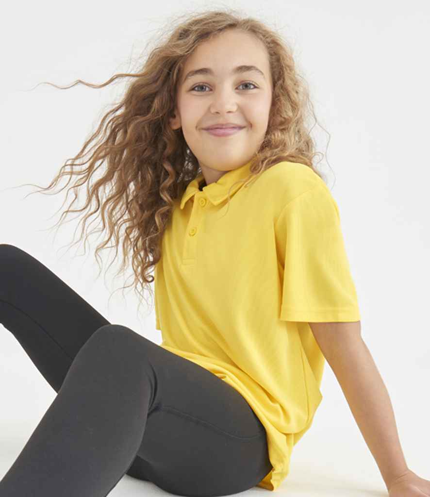 Just Cool JC040B Sun Yellow Model - Ready to be Embroidered and Printed by Custard Workwear - Cheap Personalised and Customised Workwear in Nottinghamshire, Derbyshire and Leicestershire