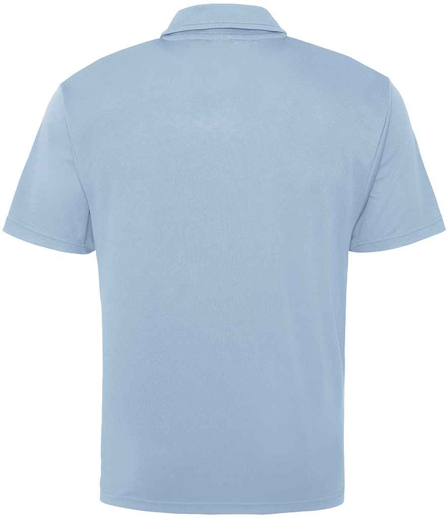 Just Cool JC040 Sky Blue Back - Ready to be Embroidered and Printed by Custard Workwear - Cheap Personalised and Customised Workwear in Nottinghamshire, Derbyshire and Leicestershire