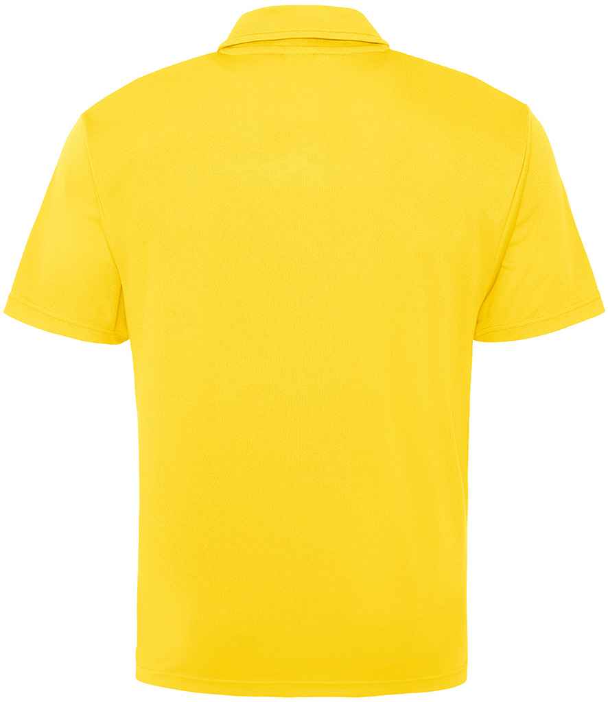 Just Cool JC040 Sun Yellow Back - Ready to be Embroidered and Printed by Custard Workwear - Cheap Personalised and Customised Workwear in Nottinghamshire, Derbyshire and Leicestershire