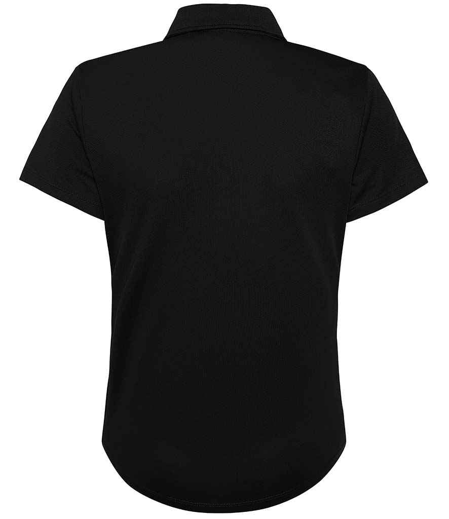 Just Cool JC045 Jet Black Back - Ready to be Embroidered and Printed by Custard Workwear - Cheap Personalised and Customised Workwear in Nottinghamshire, Derbyshire and Leicestershire