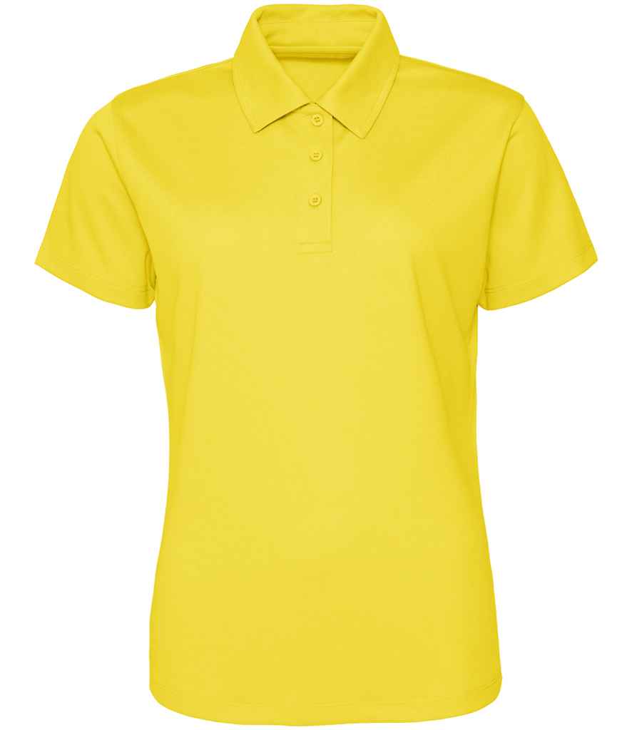 Just Cool JC045 Sun Yellow Front - Ready to be Embroidered and Printed by Custard Workwear - Cheap Personalised and Customised Workwear in Nottinghamshire, Derbyshire and Leicestershire