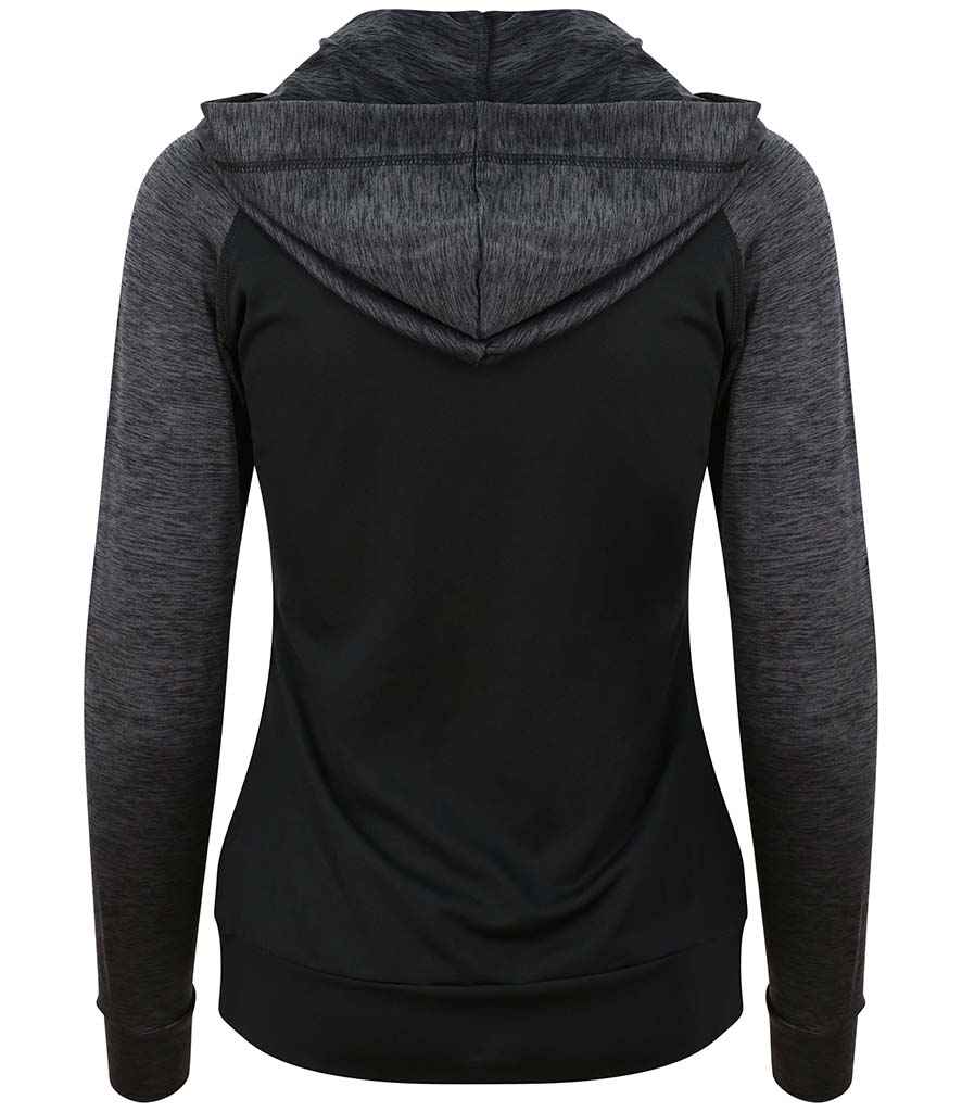 Just Cool JC058 Black/Black Slate Melange Back - Ready to be Embroidered and Printed by Custard Workwear - Cheap Personalised and Customised Workwear in Nottinghamshire, Derbyshire and Leicestershire